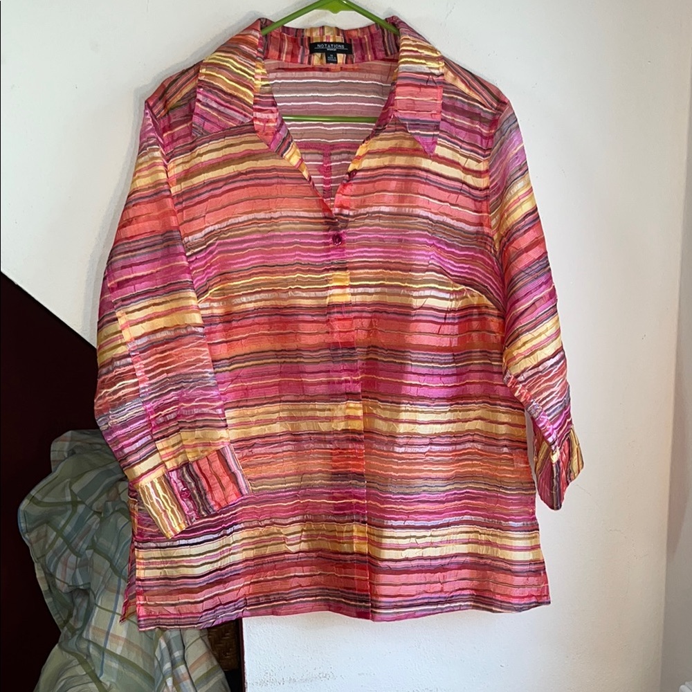 Striped Multicolor Women's Top